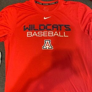 Arizona Wildcats baseball Nike dri fit t shirt